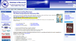 Desktop Screenshot of christians-in-recovery.org