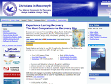 Tablet Screenshot of christians-in-recovery.org